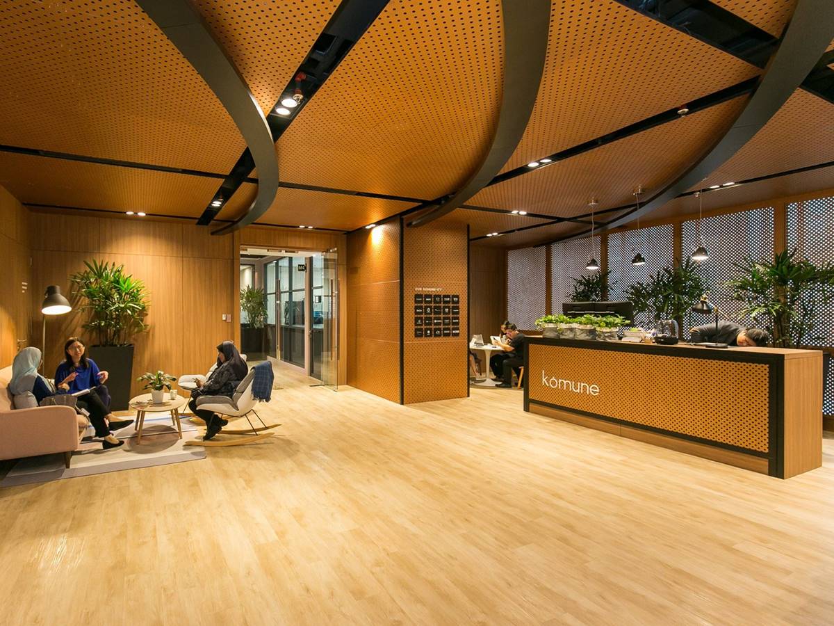 Văn phòng trọn gói tại Komune Coworking • UOA Tower, 6 Tân Trào, Phường Tân Phú, Quận 7 -Vlook.vn