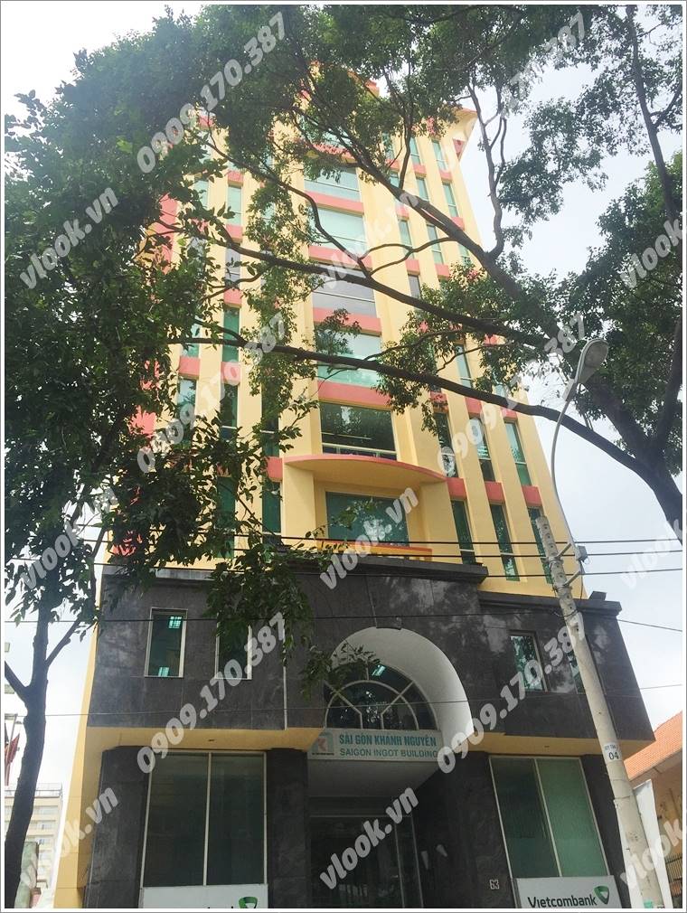 Cao ốc văn phòng cho thuê tòa nhà Saigon Ingot Building, Phạm Ngọc Thạch, Quận 3, TPHCM - vlook.vn