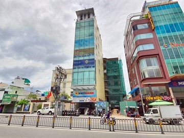 Cao ốc cho thuê văn phòng tòa nhà Đại Việt Building, Đinh Tiên Hoàng, Quận Bình Thạnh, TPHCM - vlook.vn