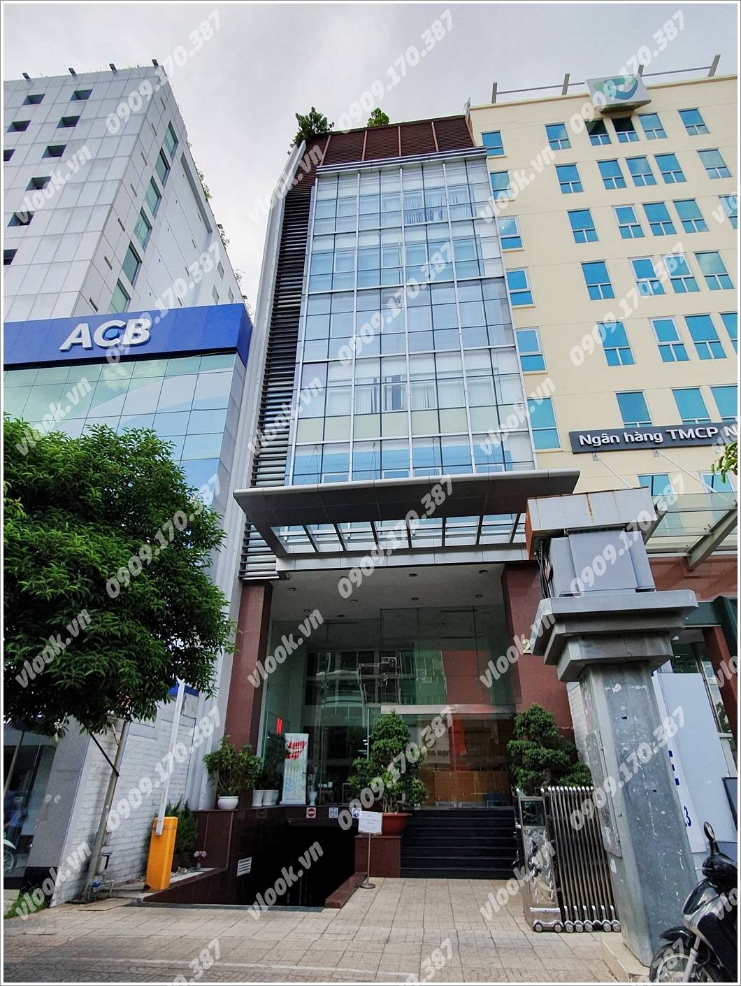 Cao ốc cho thuê văn phòng HM Square, Phan Đăng Lưu, Quận Bình Thạnh, TPHCM - vlook.vn