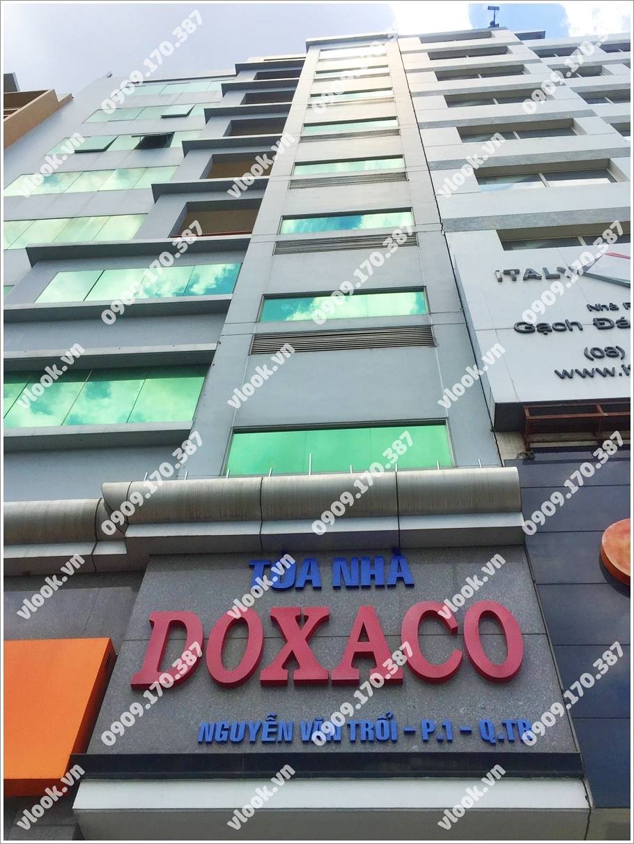Cao ốc cho thuê văn phòng Doxaco Building Nguyễn Văn Trỗi, Phường 1, Quận Tân Bình, TP.HCM - vlook.vn