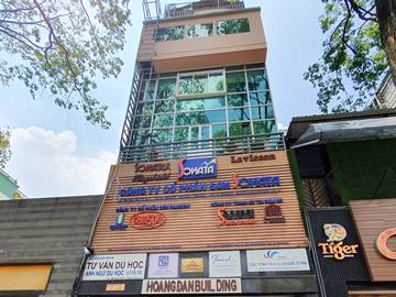 Cao ốc cho thuê văn phòng Hoàn Đan Building, Điện Biên Phủ, Quận 3, TPHCM - vlook.vn