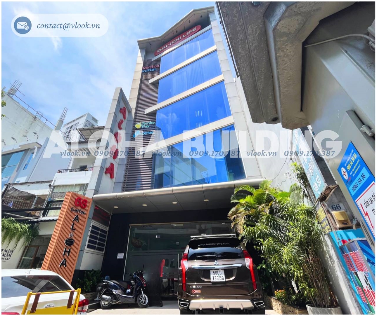 Cao ốc cho thuê văn phòng Aloha Building, Hồng Hà, Quận Tân Bình - Cho thuê văn phòng TP.HCM - vlook.vn