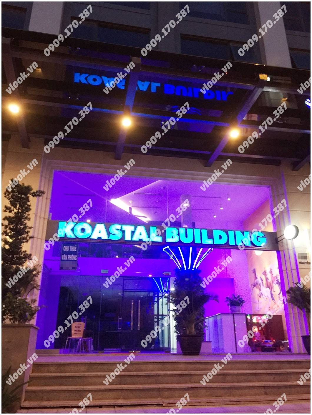 Cao ốc cho thuê văn phòng Koastal Building Nguyễn Hữu Cảnh Quận Bình Thạnh - vlook.vn