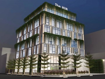 Cao ốc cho thuê văn phòng tòa nhà The Hub Building, Điện Biên Phủ, Quận Bình Thạnh, TPHCM - vlook.vn