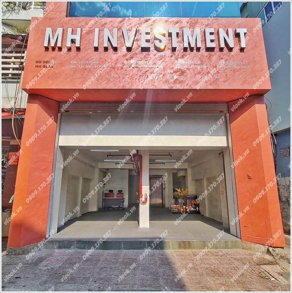Cao ốc văn phòng cho thuê toà nhà MH Investment Building, Sư Vạn Hạnh, Quận 10, TPHCM - vlook.vn
