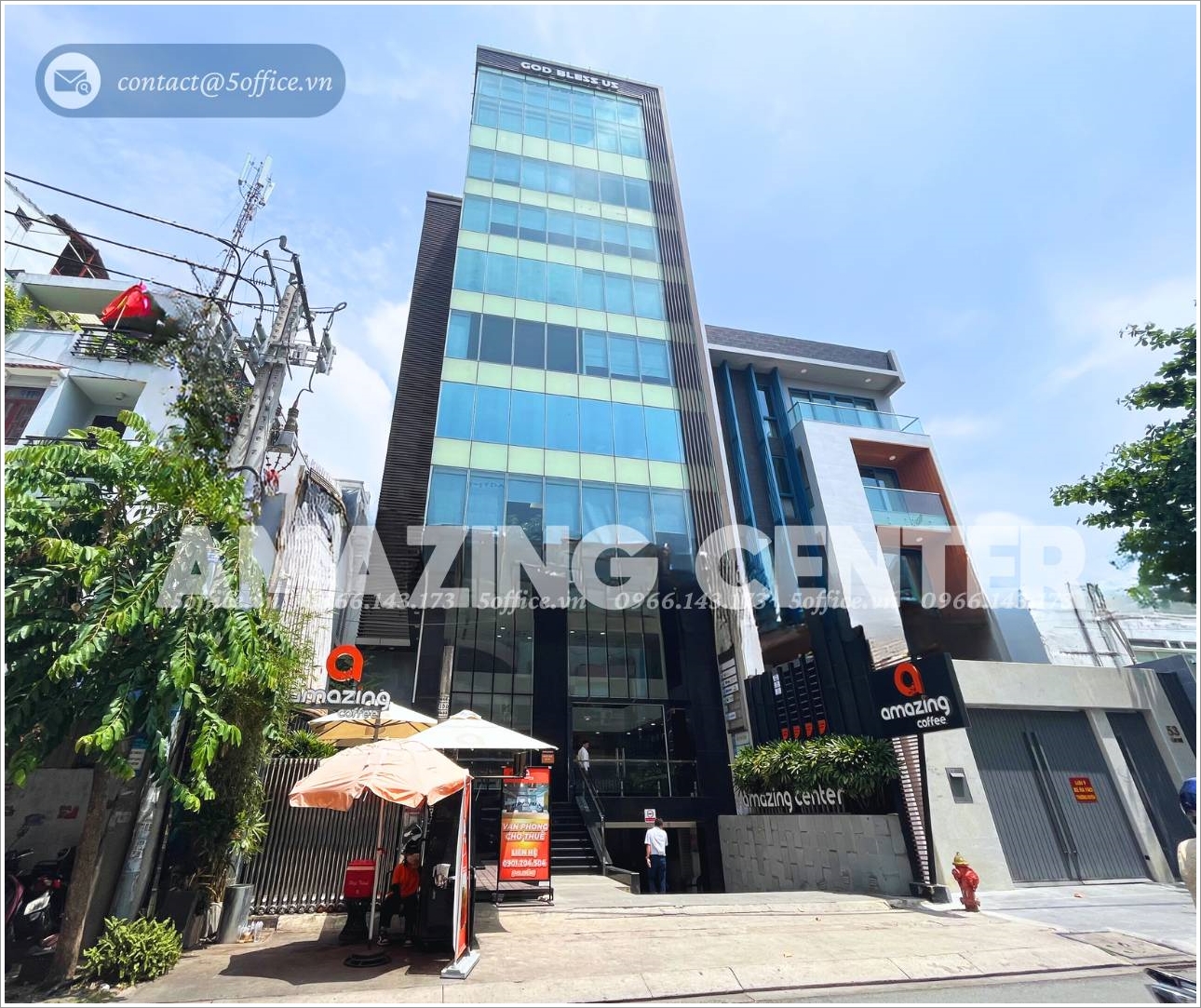 Cao ốc văn phòng cho thuê Amazing Center, Yên Thế, Quận Tân Bình, TP.HCM - BQL: 0909.170.387