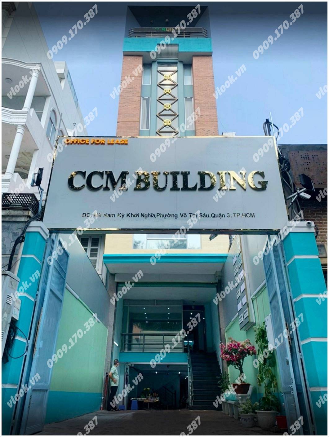Cao ốc văn phòng cho thuê tòa nhà CCM Building, Nam Kỳ Khởi Nghĩa, Quận 3, TPHCM - vlook.vn