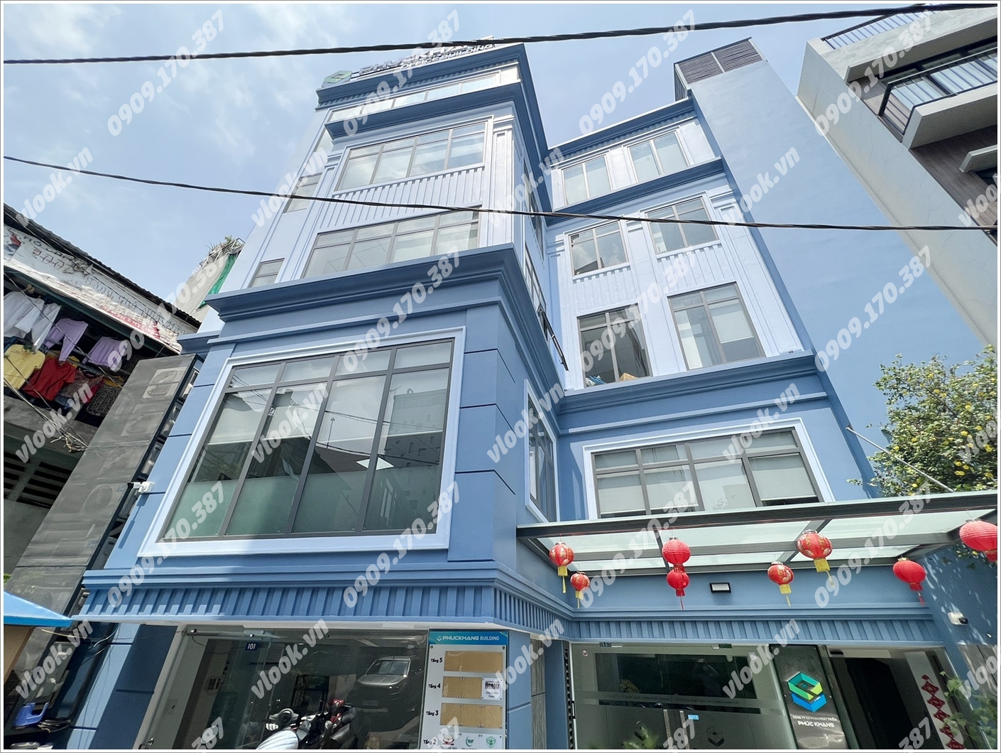 Cao ốc văn phòng cho thuê tòa nhà Phúc Khang Building, Lý Chính Thắng, Quận 3, TP.HCM - vlook.vn