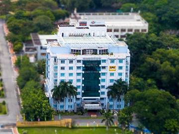 Cao ốc văn phòng cho thuê tòa nhà Saigon ICT Tower, Đường Trung Tâm, Quận 12, TP.HCM - vlook.vn