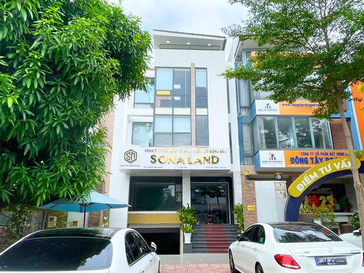 Cao ốc cho thuê văn phòng Sonaland Building, 122 Trương Văn Bang, Quận 2, TP Thủ Đức, TPHCM - vlook.vn